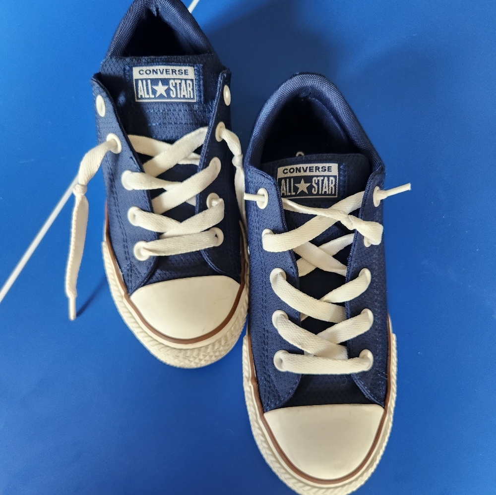 Converse Blue and White Chuck Taylor Sneakers NEVER WORN